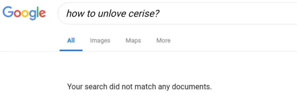 Google No Results