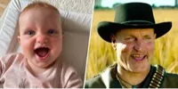 baby looks like woody harrelson