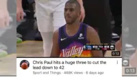 chris paul hits 3