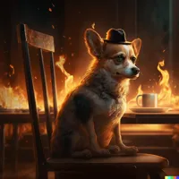 dog fire