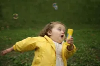 girl running