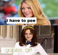 go piss girl