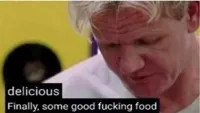 Gordon Ramsay some good food