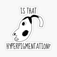 hyperpigmentation drawing