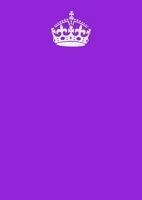 Keep Calm And Carry On Purple