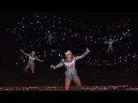 lady gaga super bowl jump