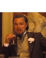 Leonardo dicaprio django laugh