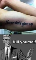 never kill yourself