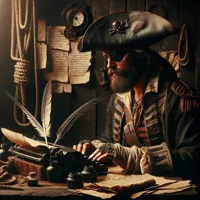 pirate writing