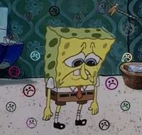 Sad spongebob