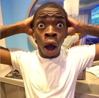 shocked black guy