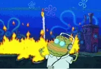 Spongebob On Fire