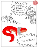 too serious