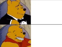 Tuxedo Winnie the Pooh grossed reverse
