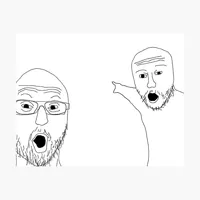 wojak pointing